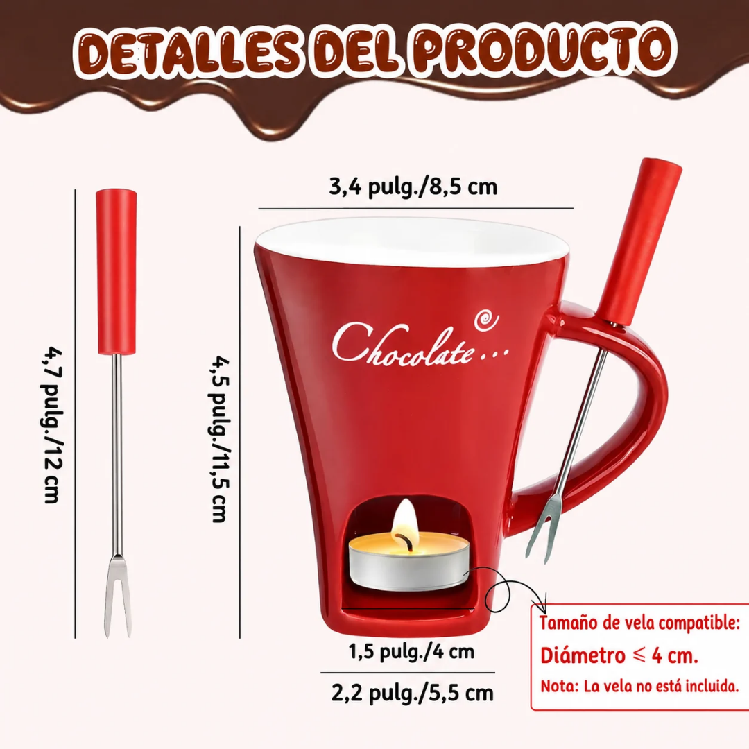 Candle Mug la taza fundidora de chocolate