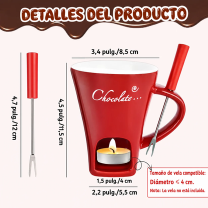Candle Mug la taza fundidora de chocolate