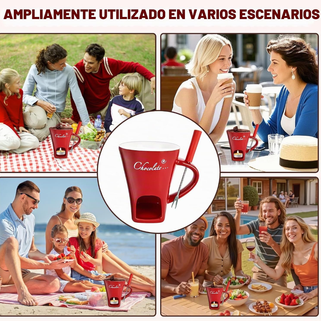 Candle Mug la taza fundidora de chocolate